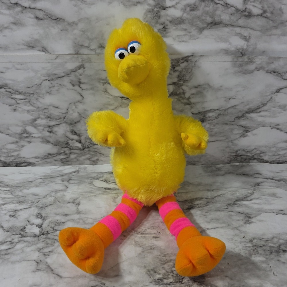 Vtg 90's Applause Big Bird Plush Muppets 17" Sesame Street Stuffed Animal READ